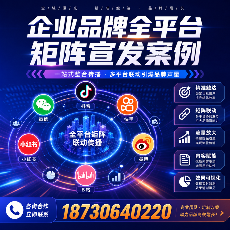 商洛企业全平台自媒体品牌统一宣发落地案例