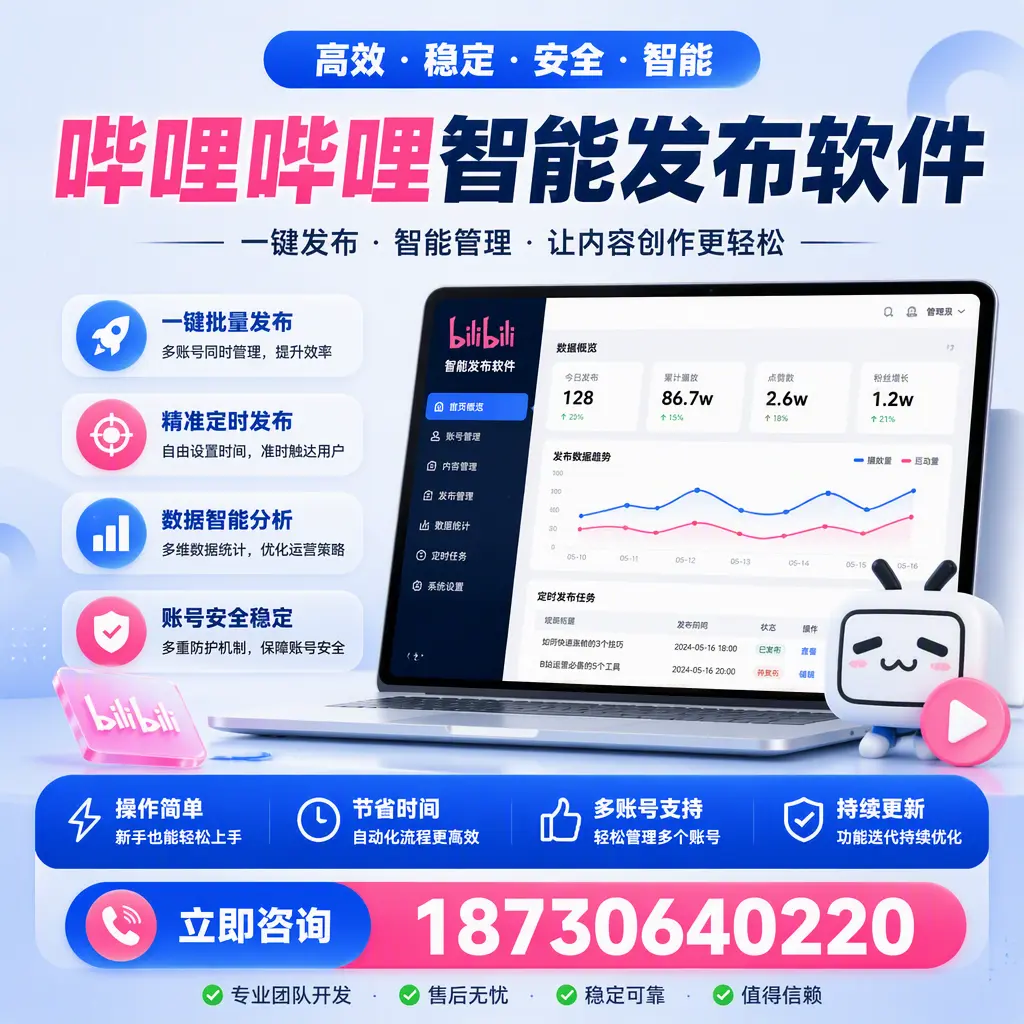 如何在 商洛 制定有效的哔哩哔哩智能发布策略
